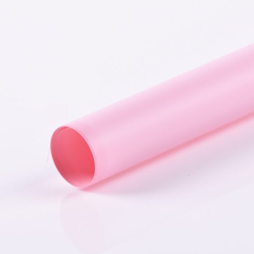 PLASTIC WRAPPING SHEET, SET OF 20, PASTEL LIGHT ROSE