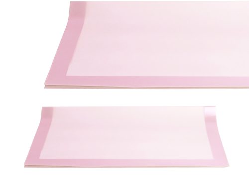 PLASTIC WRAPPING SHEET, SET OF 20, CONTOUR, LIGHT PINK