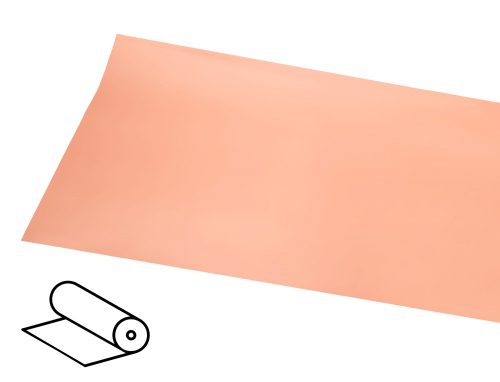 PLASTIC WRAPPING ROLL, PASTEL PEACH