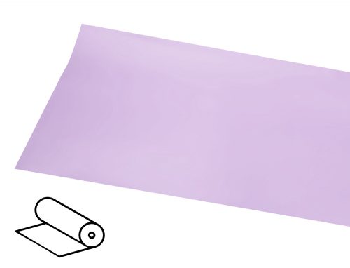 PLASTIC WRAPPING ROLL, PASTEL LIGHT PURPLE