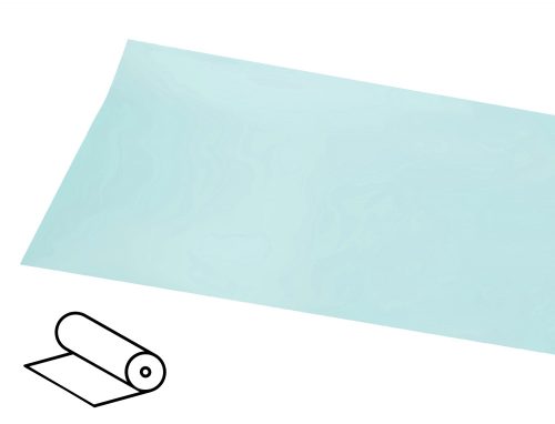 PLASTIC WRAPPING ROLL, PASTEL LIGHT BLUE