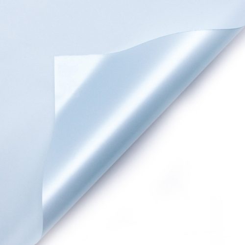 PLASTIC WRAPPING SHEET, SET OF 20, NACRE BLUE