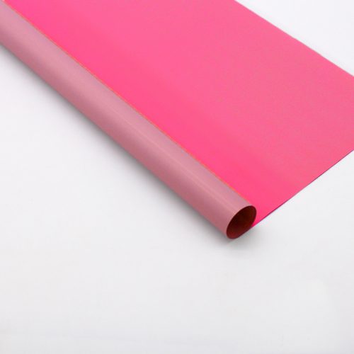 PLASTIC WRAPPING SHEET, SET OF 20, 2 SIDED FUXIA/ROSE