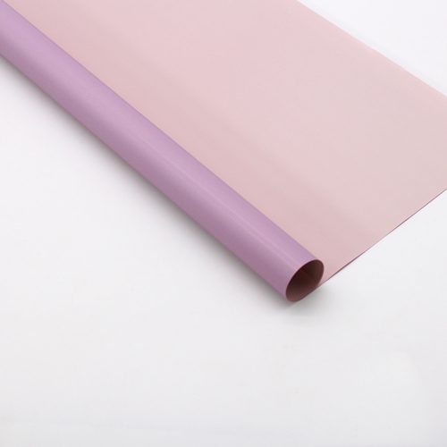 PLASTIC WRAPPING SHEET, SET OF 20, 2 SIDED PURPLE/ROSE