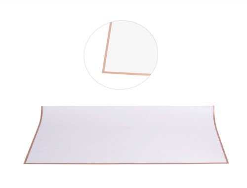 PLASTIC WRAPPING SHEET, SET OF 20, CONTOUR, WHITE