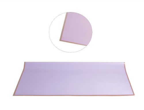 PLASTIC WRAPPING SHEET, SET OF 20, CONTOUR, PURPLE