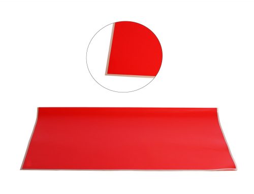 063366 PLASTIC WRAPPING SHEET, SET OF 20, CONTOUR, RED