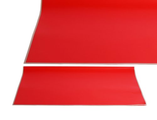 PLASTIC WRAPPING SHEET, SET OF 20, CONTOUR, RED