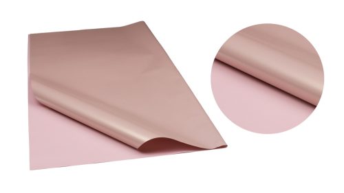 063370 PLASTIC WRAPPING SHEET, SET OF 20, 2 SIDED, NACRE BEIGE