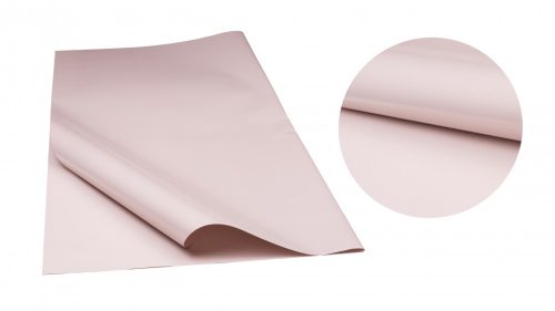 063371 PLASTIC WRAPPING SHEET, SET OF 20, 2 SIDED, NACRE LIGHT BEIGE