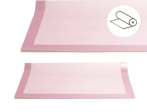 PLASTIC WRAPPING ROLL, CONTOUR, LIGHT PINK