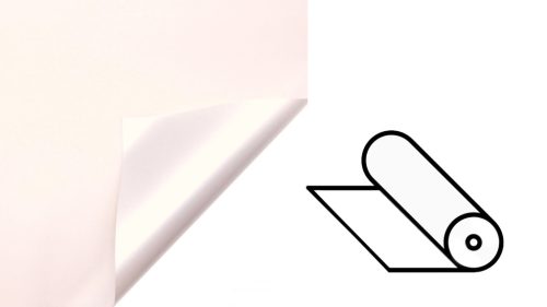PLASTIC WRAPPING ROLL, NACRE CREAM