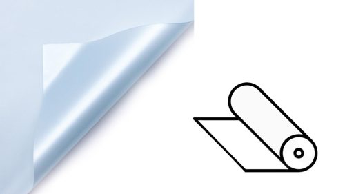 PLASTIC WRAPPING ROLL, NACRE BLUE