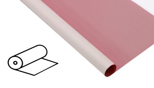 PLASTIC WRAPPING ROLL, 2 SIDED MAUVE/BEIGE