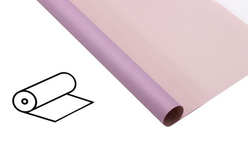 PLASTIC WRAPPING ROLL, 2 SIDED PURPLE/ROSE