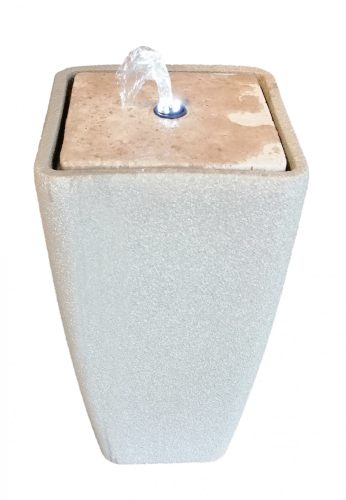 100550 OUTDOOR FOUNTAIN LIME, SQUARE, SAND