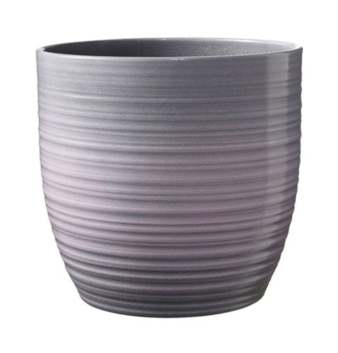 192351 CERAMIC PLANT POT, BERGAMO, LAVENDER