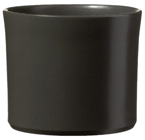 192490 CERAMIC PLANT POT, MIAMI, MATTE ANTHRACITE