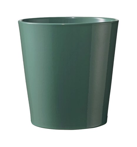 CERAMIC PLANT POT, DALLAS BREEZE, SEA GREEN