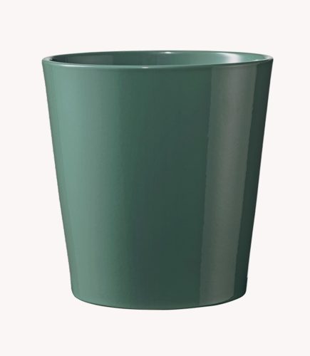 CERAMIC PLANT POT, DALLAS BREEZE, SEA GREEN