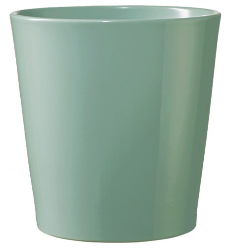 CERAMIC PLANT POT, DALLAS BREEZE, GLACIER BLUE