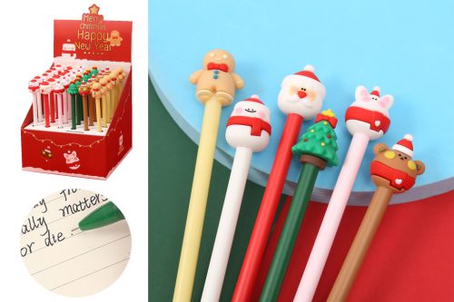 304171 GEL PEN XMAS FIGURES