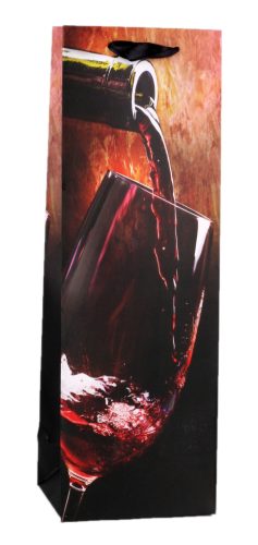 PAPER WINE BAG, STREAMING RED WINE