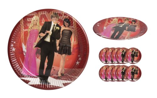 364020 DISNEY PARTY PAPER PLATE, SET OF 10, HIGH SCHOOL MUSICAL 3