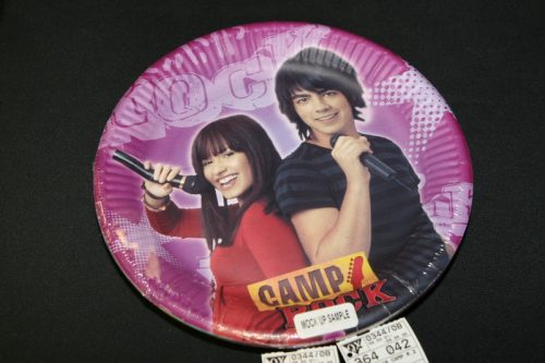 364042 DISNEY PARTY PAPER PLATE, SET OF 10, CAMP ROCK