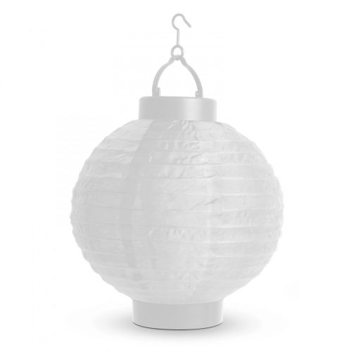 372057 PAPER LANTERN BALL  SHAPE WITH LED    WHITE