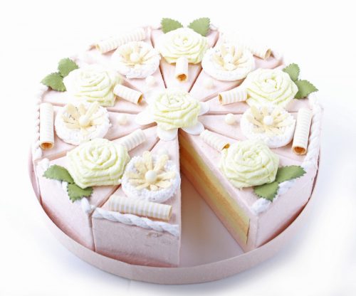 PAPER SLICE CAKE BOX, VANILLA