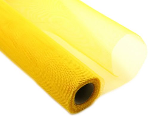 400241 DECOR MATERIAL TULLE YELLOW