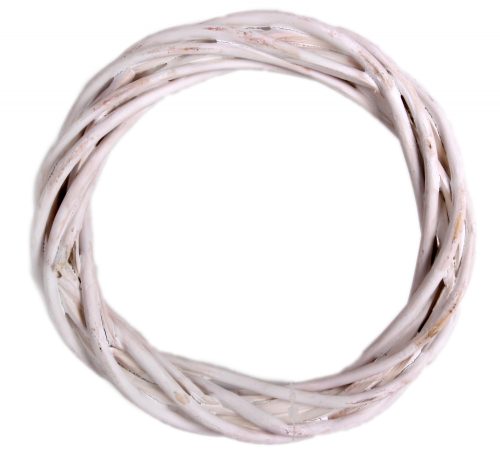 WILLOW WREATH  WHITE