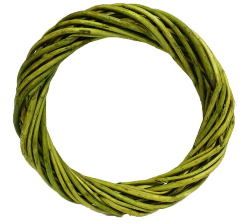 WILLOW WREATH  MOSS GREEN