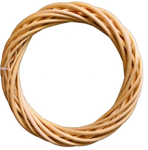 401814 WILLOW WREATH  NATURAL