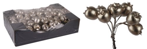 FOAM POMEGRANATE SET OF 72 METAL CHAMPAGNE