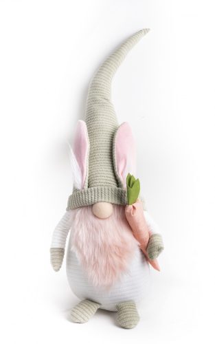 TEXIL DWARF WITH RABBIT EARS AND CARROT