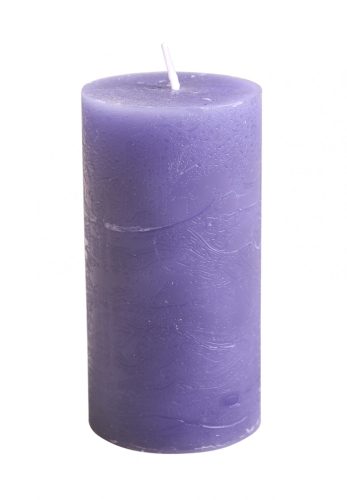 CANDLE RUSTIC CYLINDER LAVENDER