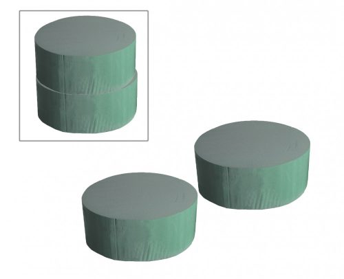 FLORAL FOAM WET DISC  SHAPE SET OF 2