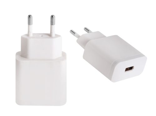 TÖLTŐ FEJ FEHÉR/USB 5V,2A