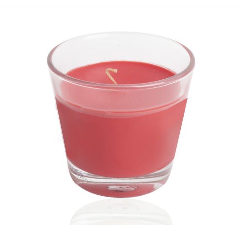 436942 FRAGRANT CANDLE IN GLASS  APPLE/CINAMON