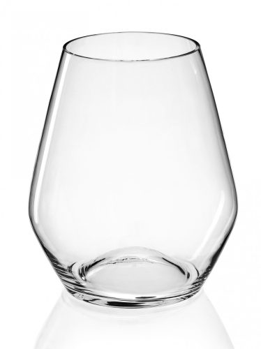 470731 GLASS VASE TUBBY CLEAR CC     R  CC