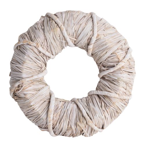 BASS WREATH WHITE