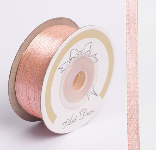 SATIN RIBBON, PEACH