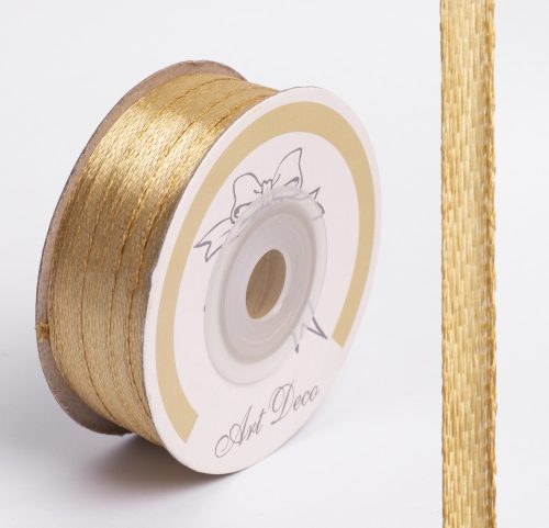 SATIN RIBBON, GOLD