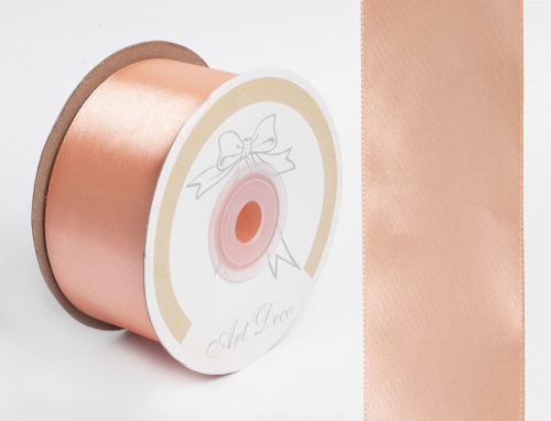 SATIN RIBBON, PEACH