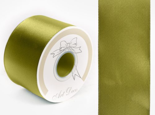 SATIN RIBBON, MOSS GREEN