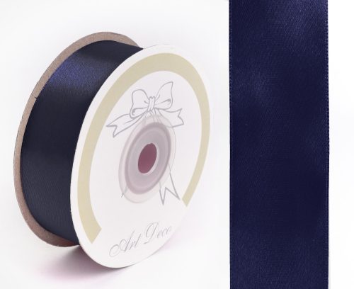 SATIN RIBBON, DARK BLUE