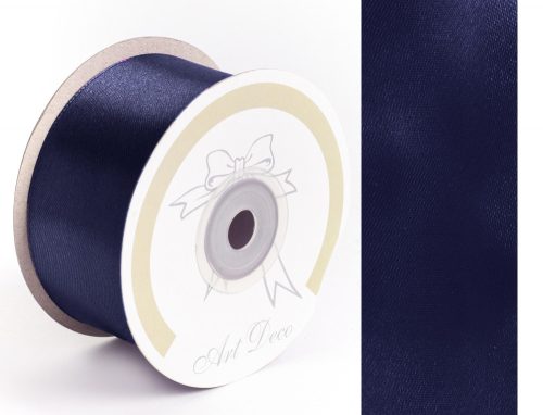 SATIN RIBBON, DARK BLUE