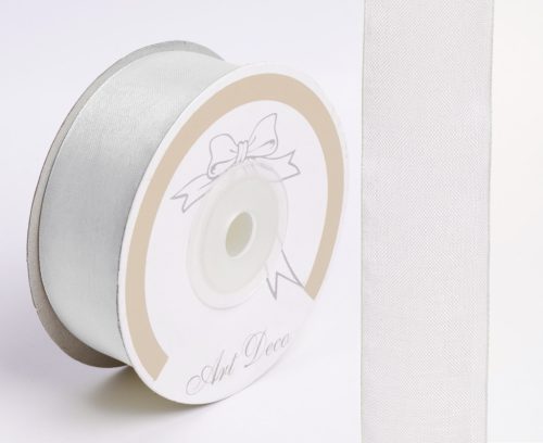 ORGANZA RIBBON, WHITE